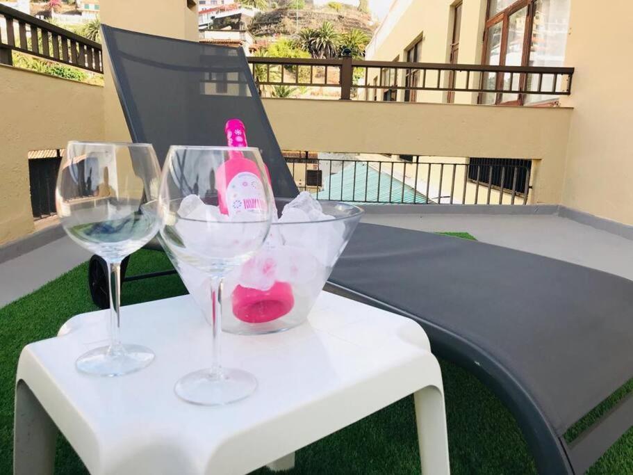 Estudio Con Amplia Terraza En Puerto De La Cruz Dış mekan fotoğraf